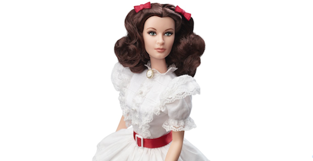 Barbie rende omaggio ai 75 anni di Via col vento