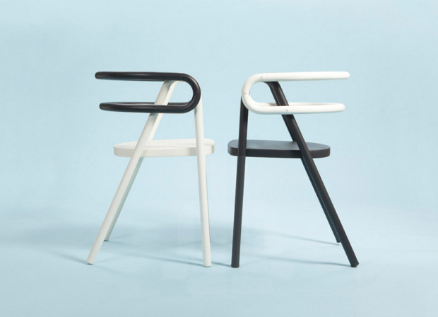 Le sedie di Bakery Design dalle composizioni contrastanti