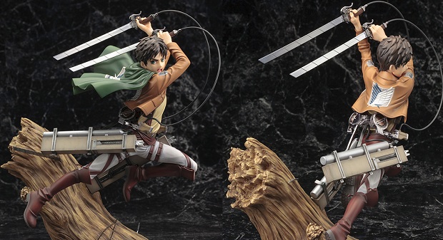 L&#8217;attacco dei giganti: l&#8217;action figure di Eren di Kotobukiya