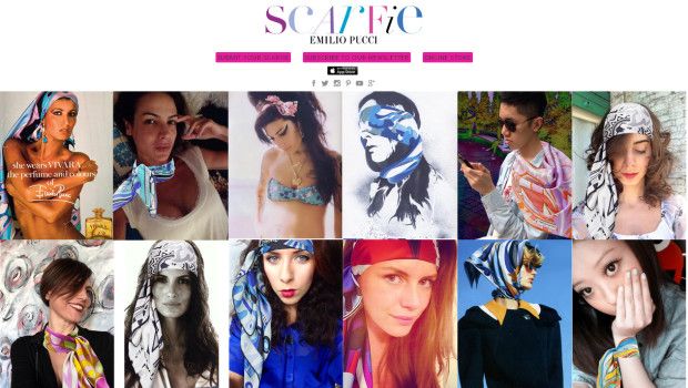 Emilio Pucci Scarfie: la app mobile che gioca con iconici foulard di seta stampata