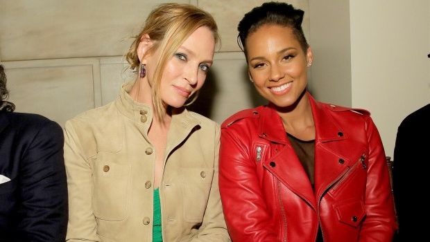 Ralph Lauren abbigliamento bambini: la sfilata autunno inverno 2014 2015, special guest Uma Thurman e Alicia Keys, le foto