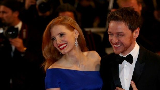 Festival di Cannes 2014: The Disappearance of Eleanor Rigby, il red carpet e il photocall con Jessica Chastain e James McAvoy