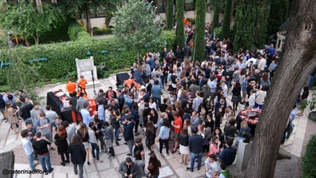 Guggenheim Venezia aperitivo 2014: al via le serate Happy Aperol Spritz, le foto del primo appuntamento e la visita al museo