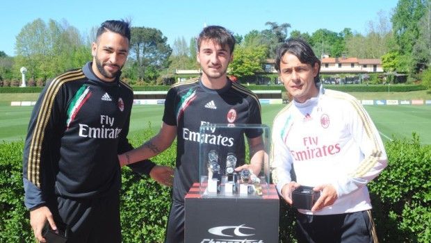 Chronotech AC Milan: consegnati ai giocatori i nuovi orologi della linea Ego S-Line, le foto