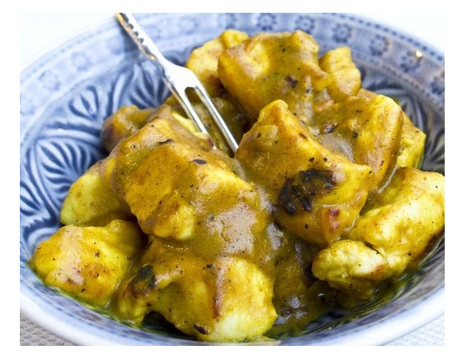 La ricetta originale del pollo al curry con il riso