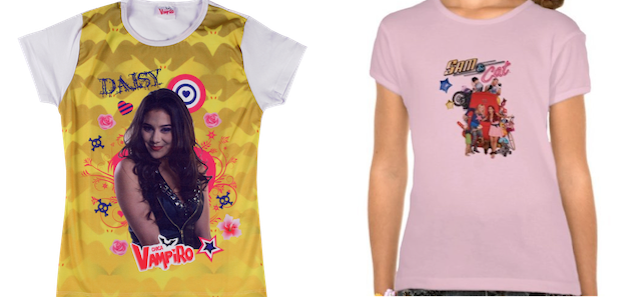 Le t-shirt delle serie teen: Chica Vampiro e Sam and Cat