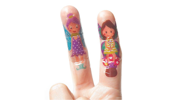 Tatuaggi da dito con fatine per le bambine