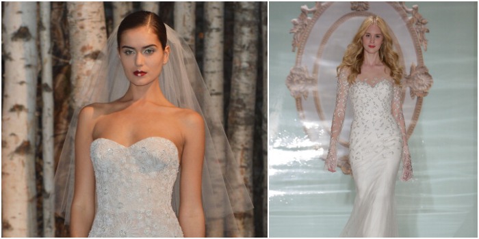 Abiti da sposa 2015, i modelli a sirena per donne alte