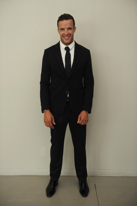 Sfilate Milano Moda Uomo giugno 2014: Giorgio Armani, special guest Chris Pine