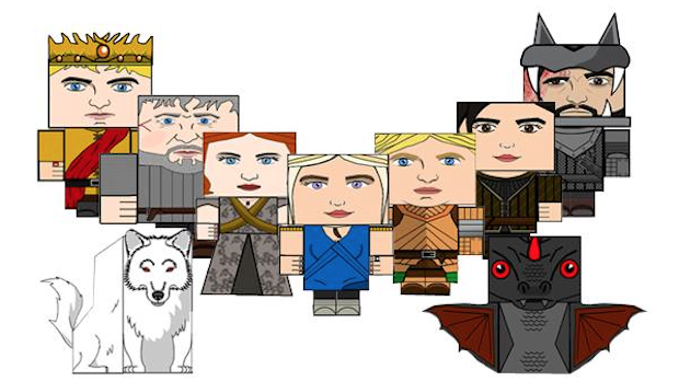 Game of Thrones: i paper toys su facebook per i fan della saga fantasy