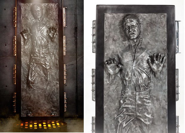 Star Wars: ecco la statua di Han Solo in Carbonite della Sideshow