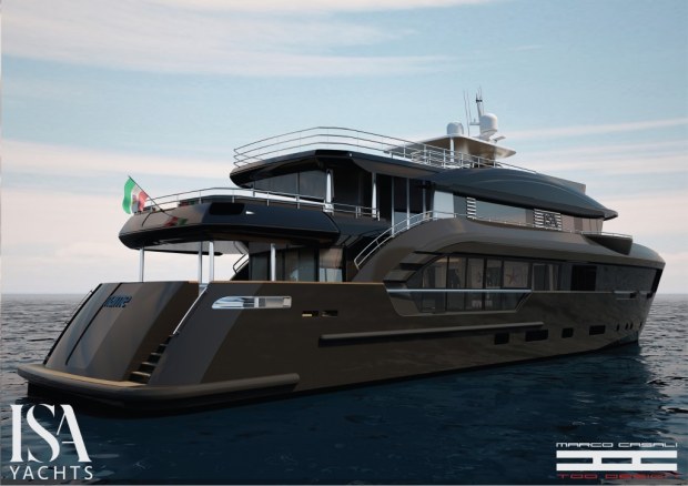 Yacht: ISA Yacht 40 serie Berlinetta, gioiello nautico in alluminio e acciaio