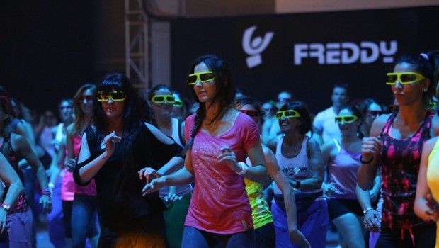 Rimini Wellness 2014: Freddy presenta Dansyng 3D con Laura Barriales e i finalisti di Amici, le foto