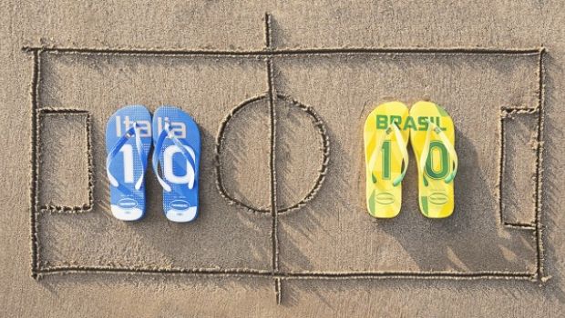 Mondiali Calcio 2014 Brasile: Havaianas celebra la FIFA World Cup con una collezione di flip flop, le foto