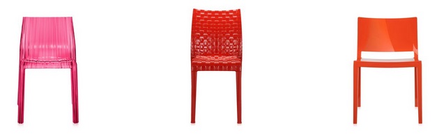 Sedie Kartell colorate