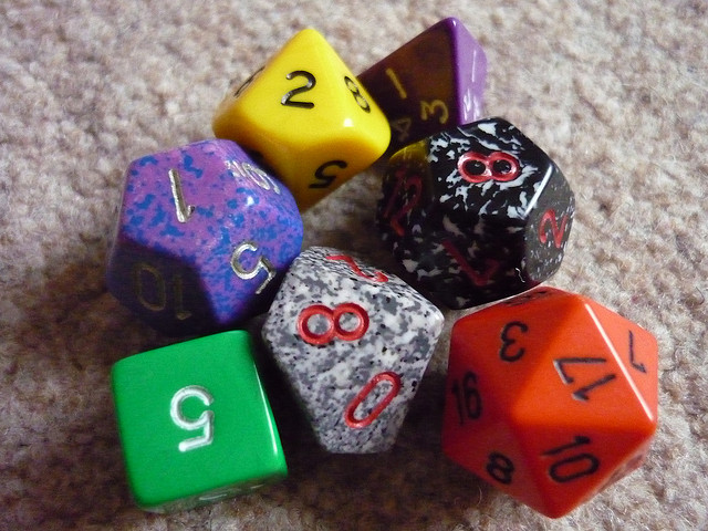 Dungeons &amp; Dragons: tipi di dado in uso