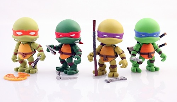 Teenage Mutant Ninja Turtles, figure in vinile iper articolate