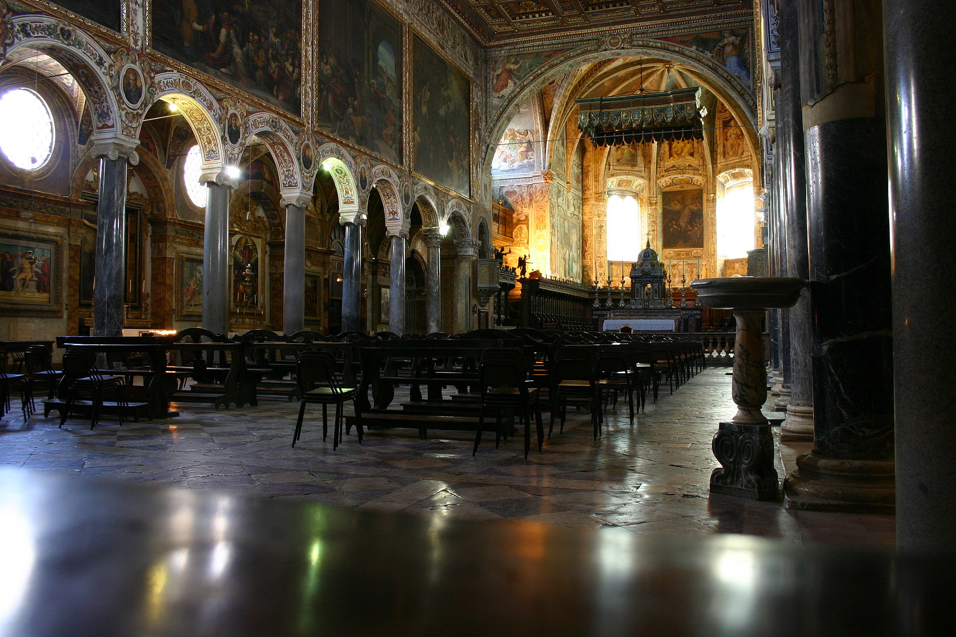 Abbazia di San Pietro a Perugia: uno scrigno d&#8217;arte per Laura Chiatti e Marco Bocci