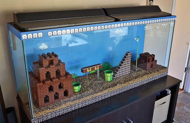 Lego a tema Super Mario: l&#8217;acquario fai da te