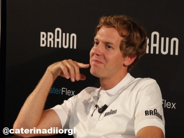 Sebastian Vettel Braun 2014: l&#8217;intervista esclusiva al Campione del Mondo di F1 a Silverstone, foto e video