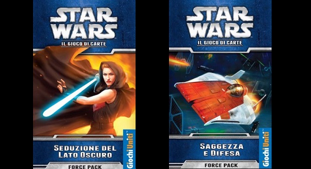 Star Wars LCG: le espansioni Seduzione del Lato Oscuro e Saggezza e Difesa