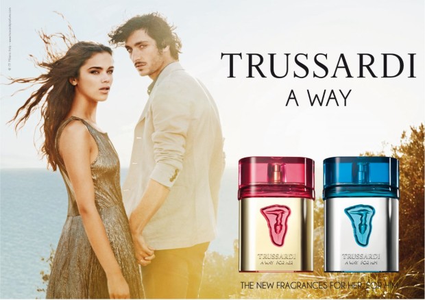 Trussardi profumo A Way: la nuova fragranza for her e for him, la campagna pubblicitaria