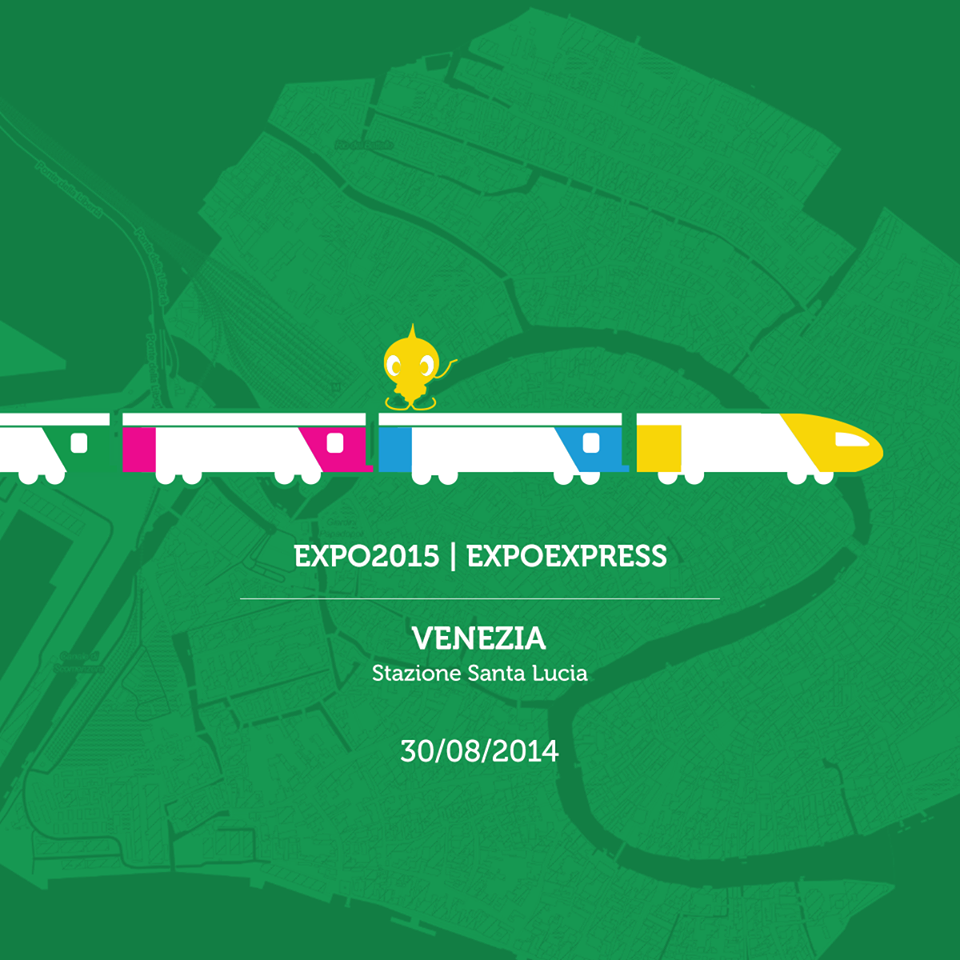 In viaggio il treno-mostra Expo Express: l&#8217; Esposizione Universale presentata in 12 stazioni italiane