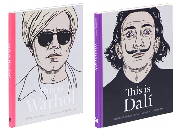 Dalì e Warhol nei fumetti di Andrew Rae, come non li avete mai visti