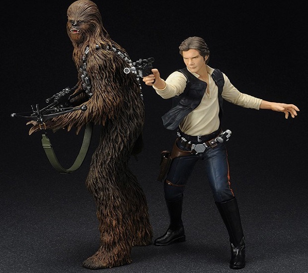 Star Wars: il duo Han Solo e Chewbecca di Kotobukiya