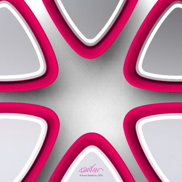 Karim Rashid firma gli specchi di design di Deknudt Mirrors