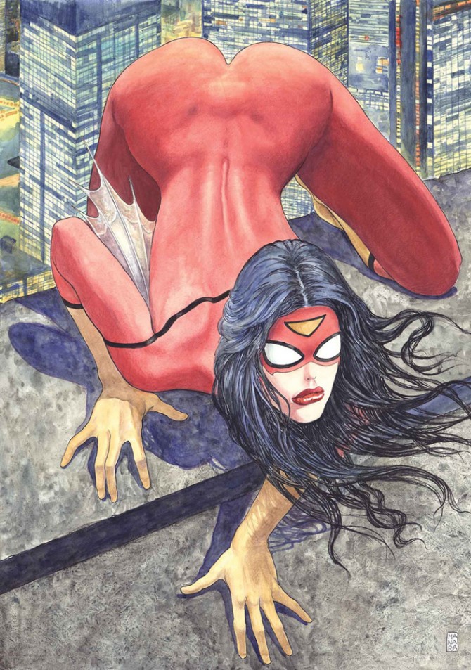 La Spider Woman di Milo Manara troppo sexy? Molto rumore per nulla