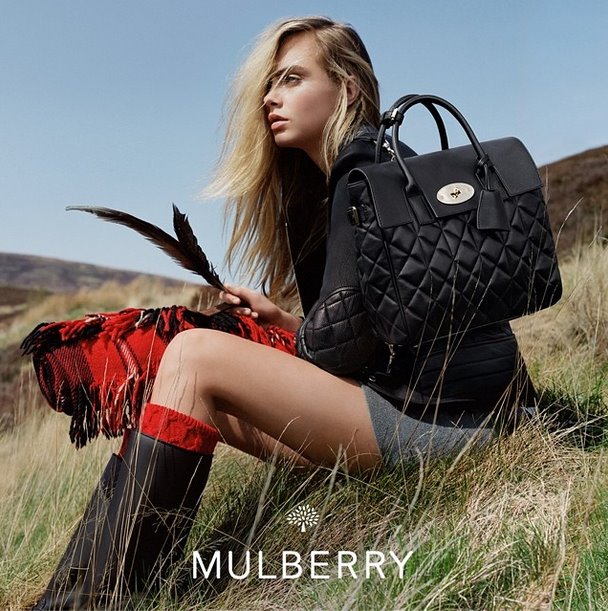 Mulberry Cara Delevingne: la campagna pubblicitaria autunno inverno 2014 2015, foto e video