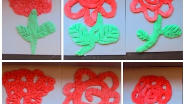 I disegni 3D in pasta di sale da fare con i bambini