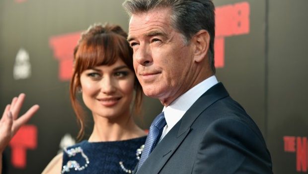 The November Man premiere: il red carpet a Hollywood con Pierce Brosnan e Olga Kurylenko