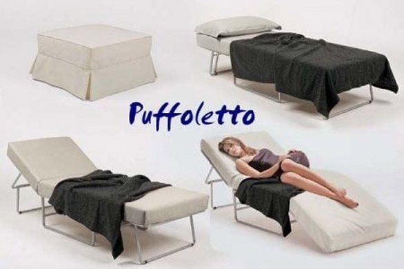 Come funziona il pouf letto Chateau d&#8217;Ax