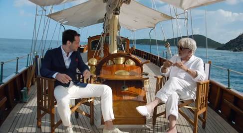 Yacht Baglietto Sincerity nello spot di Johnnie Walker