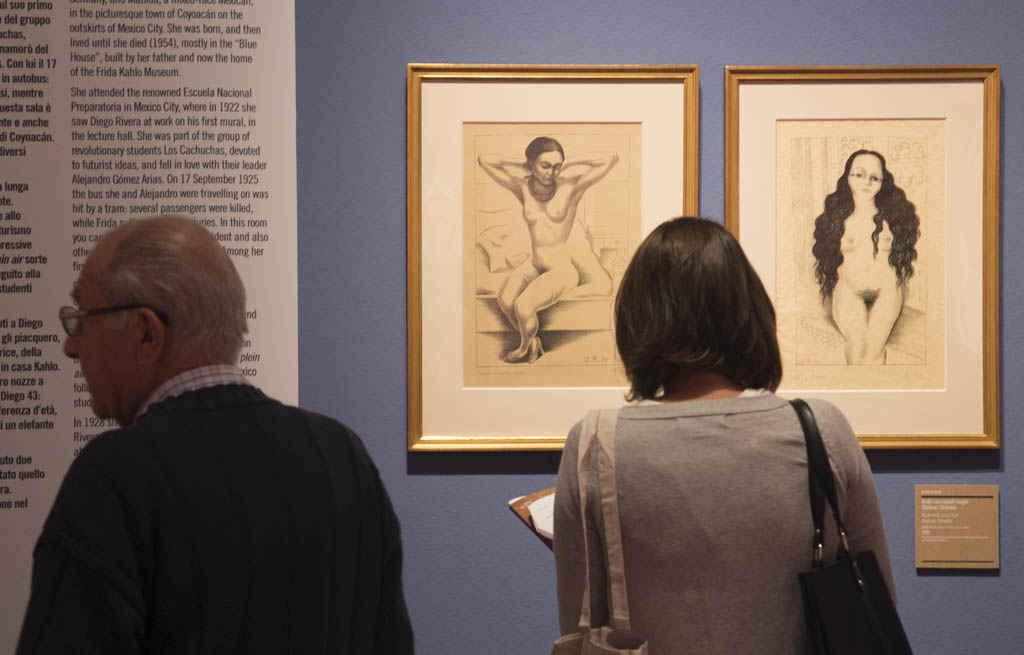 A Genova inaugurata la mostra su Frida Kahlo e Diego Rivera, la colomba e l&#8217;elefante