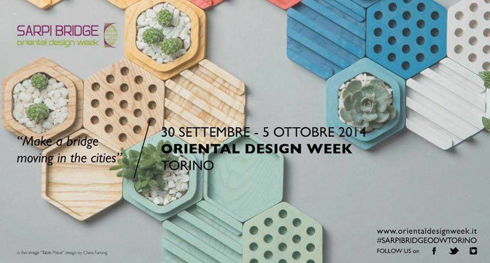 Oriental Design Week 2014, dopo il successo al Fuori Salone si sposta a Torino