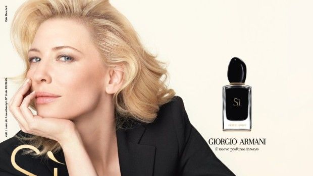 Giorgio Armani Sì Eau de Parfum Intense: la nuova fragranza femminile, testimonial Cate Blanchett