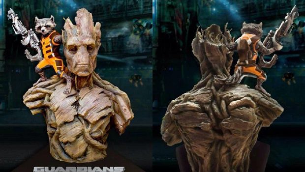 Guardiani della Galassia: il busto di Rocket e Groot di Best Kingdom