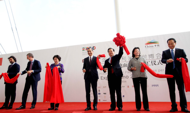 Il Padiglione Cina di Expo 2015 festeggia l&#8217;avanzamento dei lavori