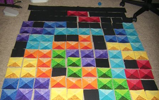 Patchwork: la coperta ispirata al gioco del Tetris