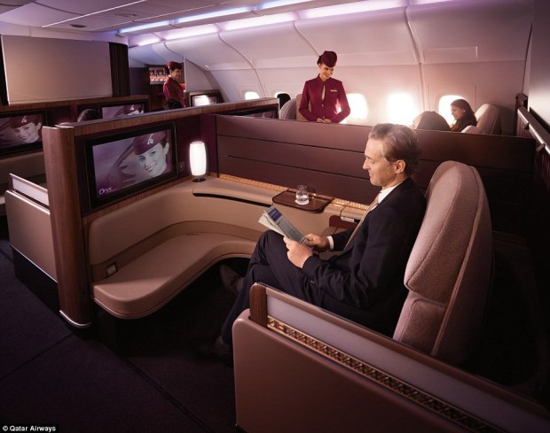 Le foto della prima classe da miliardari della Qatar Airways