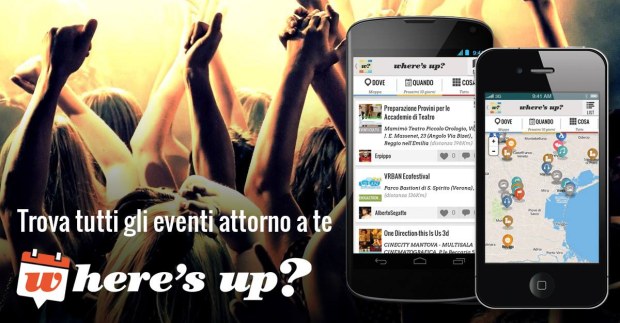 Sempre aggiornate sugli eventi locali migliori con l&#8217;app Where&#8217;s Up? per smartphone