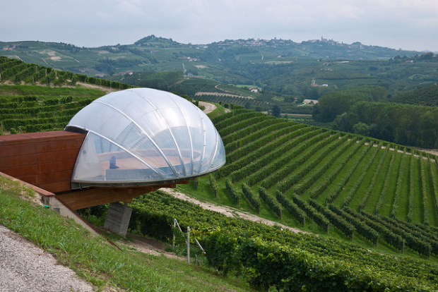 Le cantine dall&#8217;architettura avveniristica in Piemonte