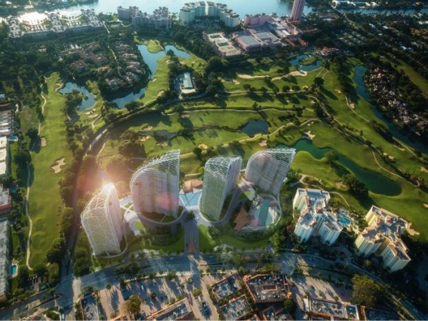 Daniel Libeskind rinnova lo skyline di Miami con quattro torri extra lusso