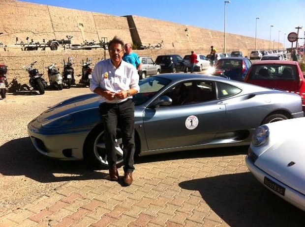 La Ferrari vincitrice al Tribute to 1000 Miglia sfila alla Cefalù-Gibilmanna 2014