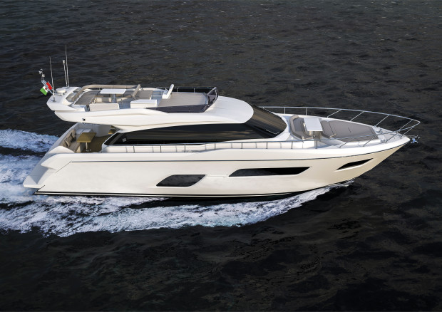 Yacht Ferretti 550, nuovo entry level della gamma