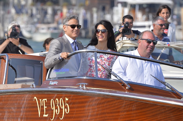 Matrimonio George Clooney e Amal Alamuddin, le foto sulla barca Amore