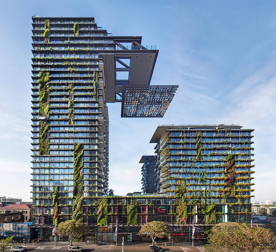 Jean Nouvel crea il giardino verticale più alto del mondo a Sydney